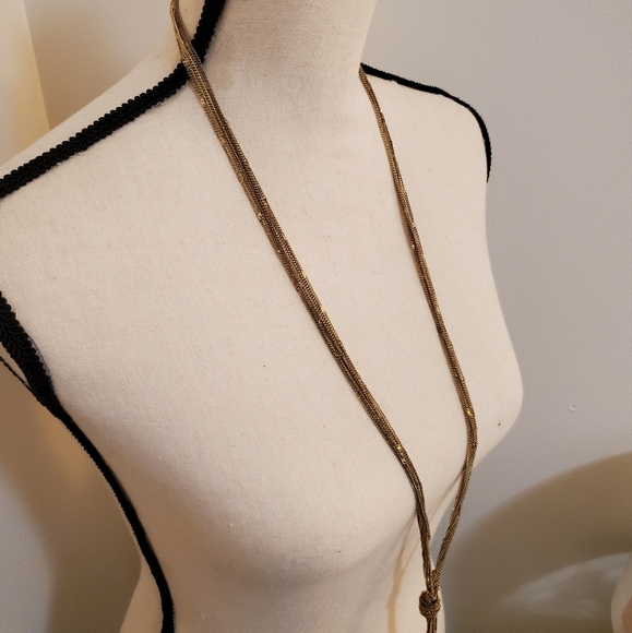 Express Long Knotted Chain Necklace - Picture 5 of 8